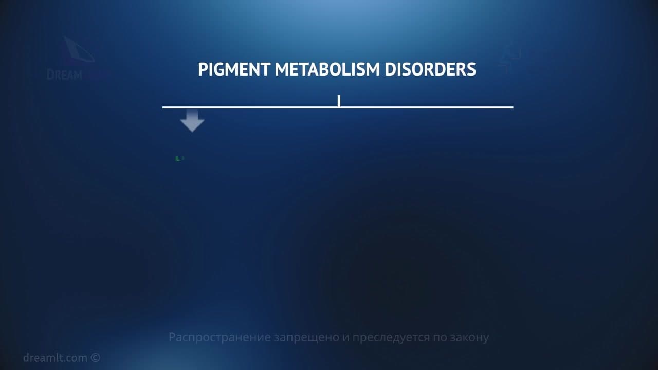 Disorders of chromoprotein metabolism