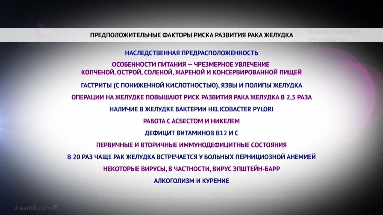 Рак желудка