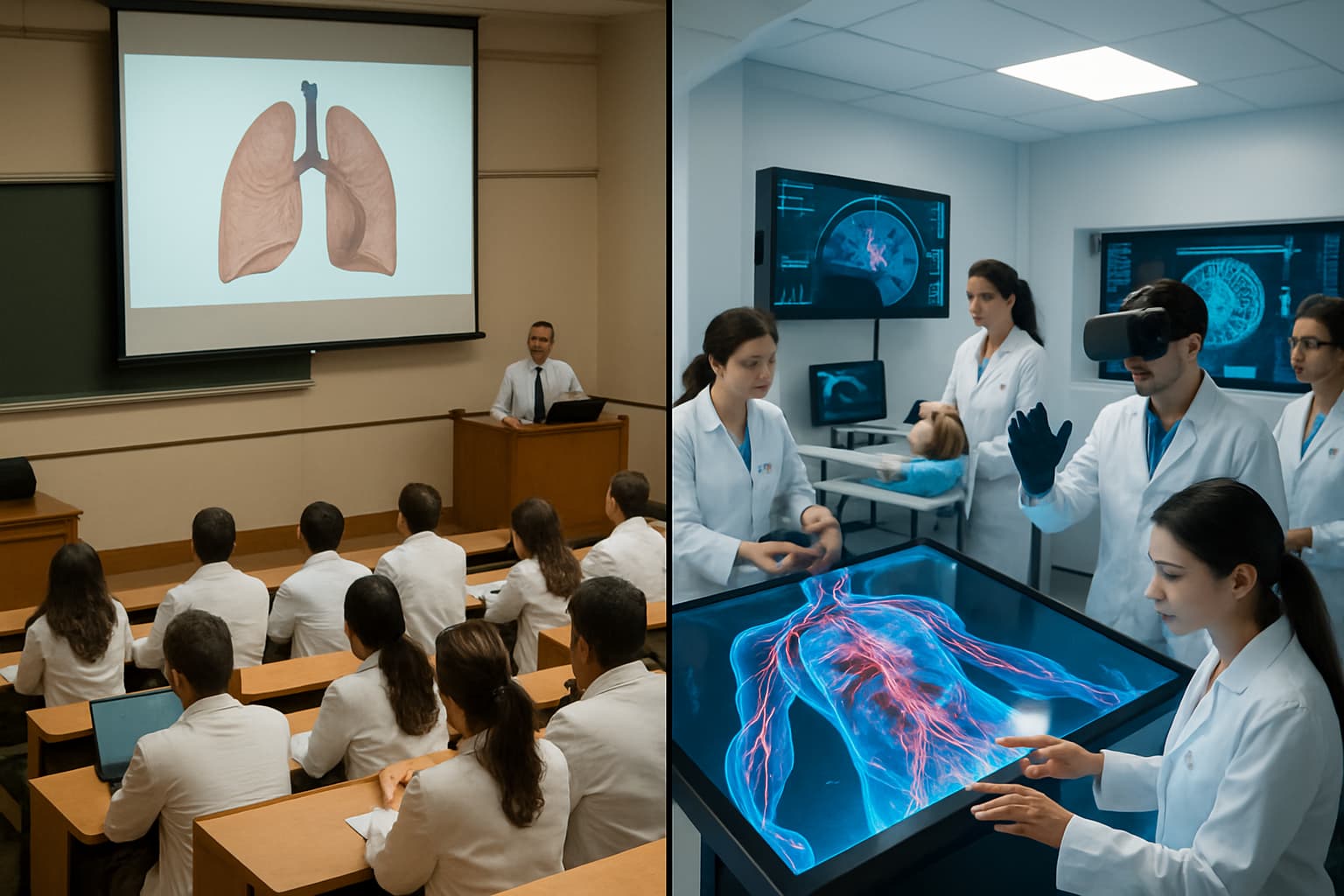 Medical Simulation vs Traditional Lectures: Evidence-Based Comparison