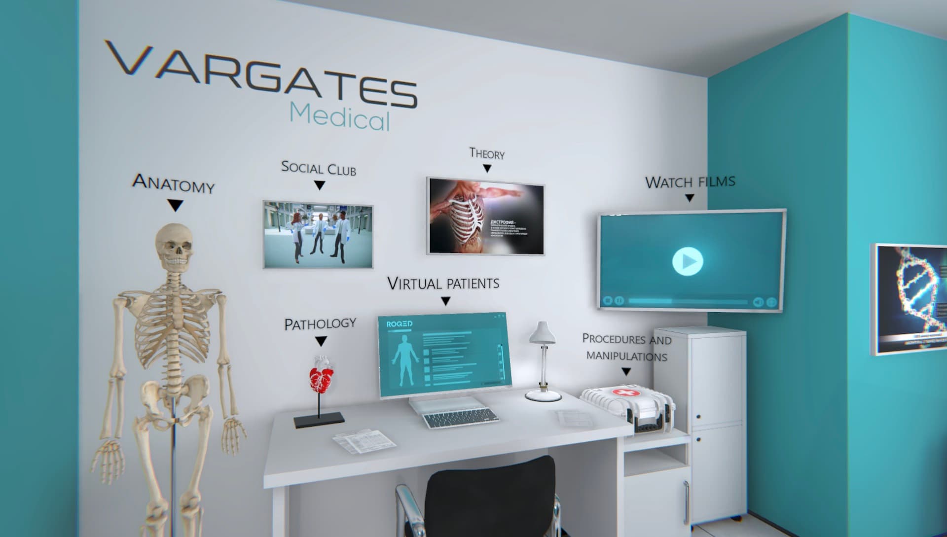 Gastroenterology learning modules in VARGATES Medical